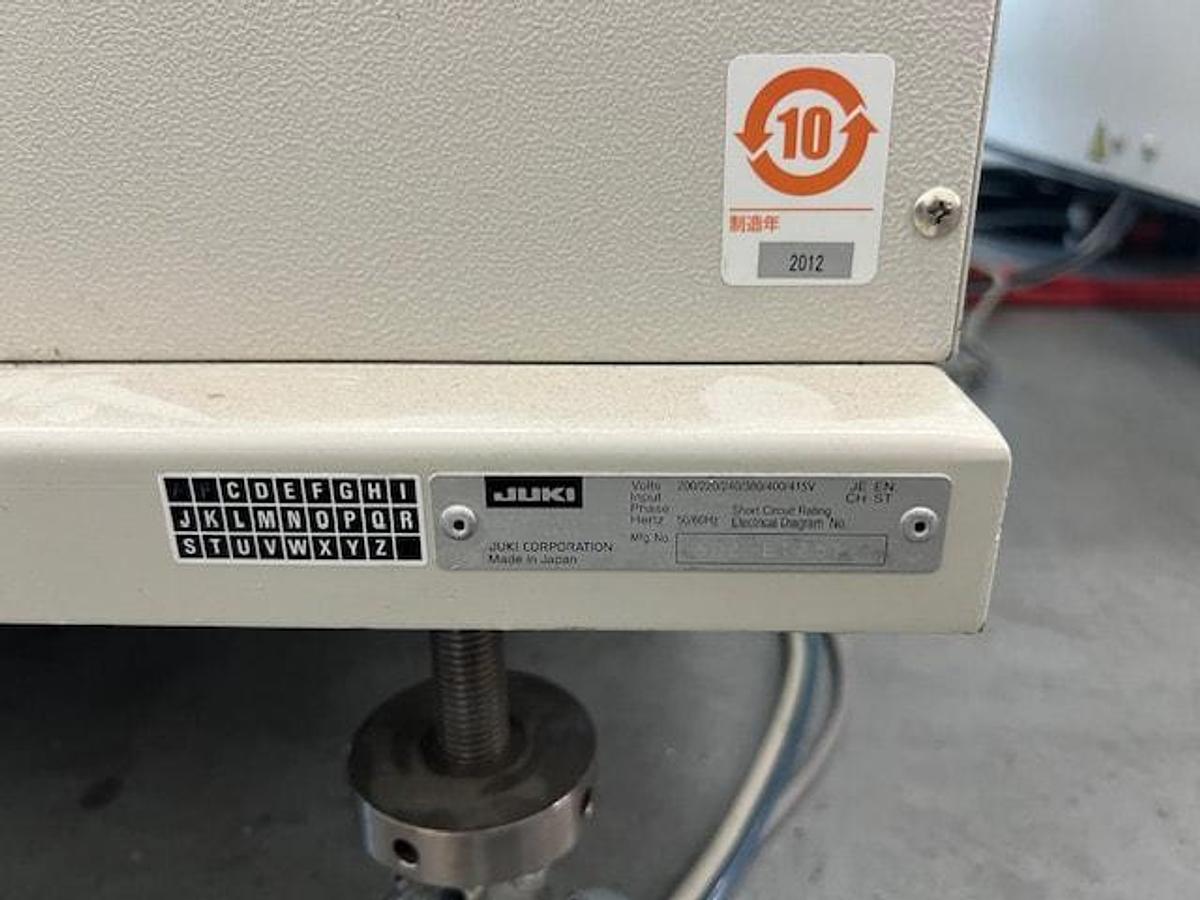 Used 2010 Juki KE2080L Fine Pitch Placer