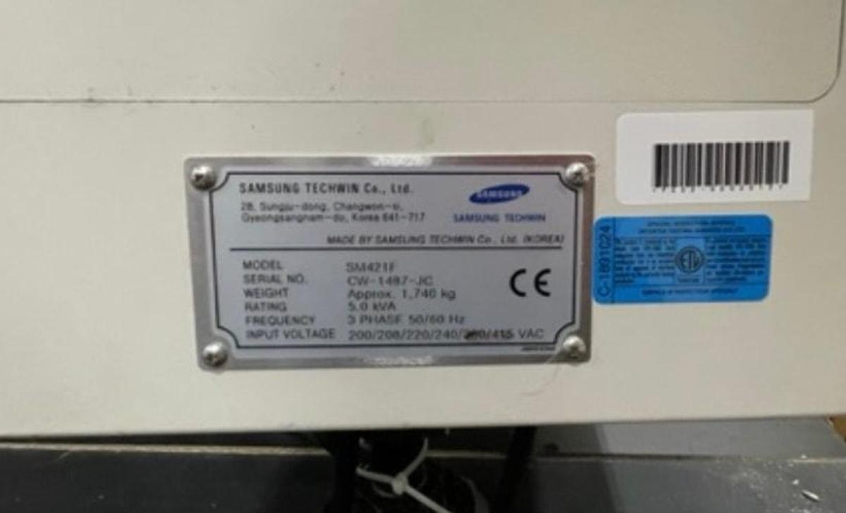 Used (SOLD) 2008-2011 Samsung SM-421F Chip Mounter