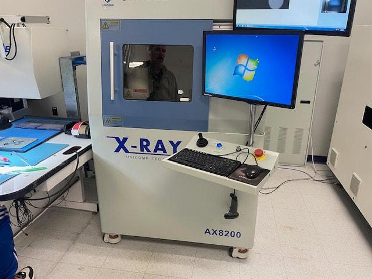 Used (SOLD) Unicomp Micro Focus AX8200 X-Ray Inspection Machine