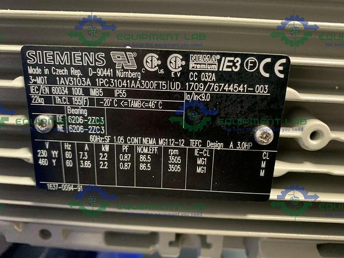 Used Quincy Air Compressor QCV 040-090 w/ 60 Gallon Steel Fab Air Tank