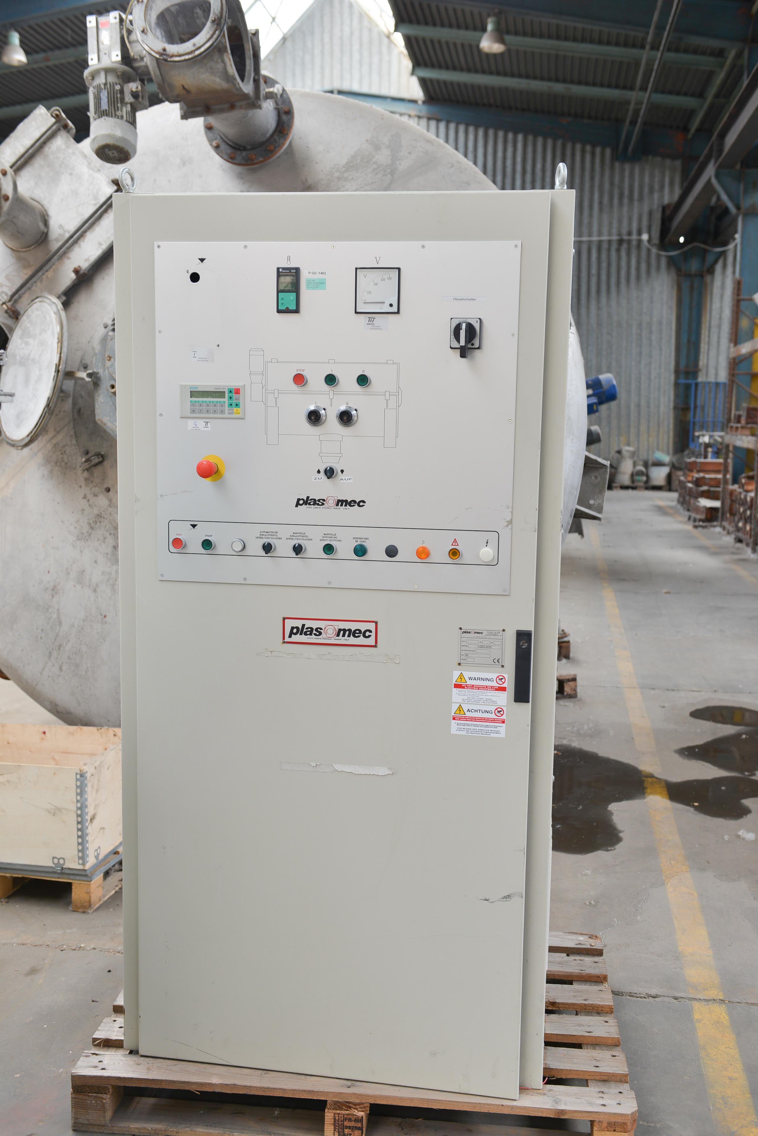 Used PLASMEC mixer from 3500 Liters