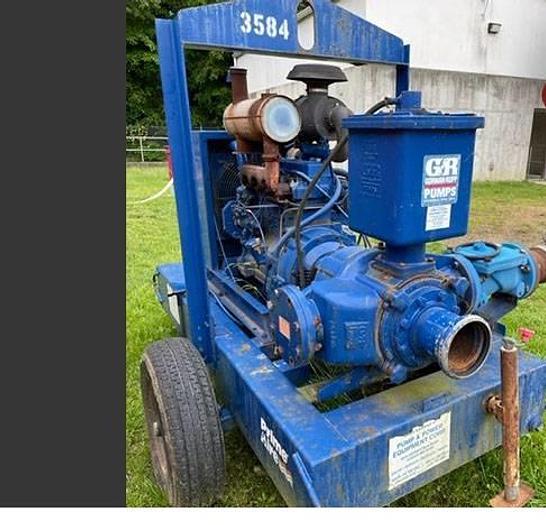 Used 6" Gorman Rupp Pump Model PA6C60-4045D Priming Assisted Centrifugal Pump