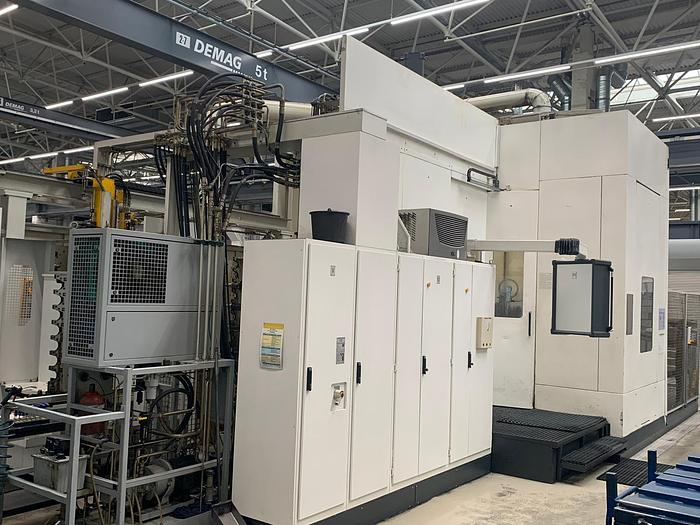 Gebraucht Universal Bearbeitungszentrum mit 2x Paletten-Wechsler BURKHARDT & WEBER MC 120 HV