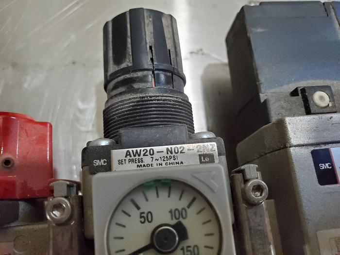 Used SMC AW20-N02-2NZ VHS20-N02-Z & NAV2000-N02-5DZ Solenoid Valve