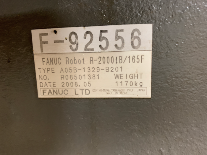 Used FANUC R2000iB/165F 6 AXIS CNC ROBOT
