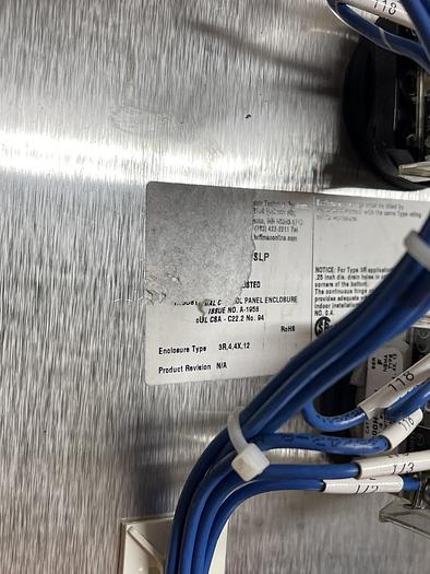 Used Hoffman Hoffman Enclosure 3R, 4, 4X, 12. 20”x20”x 9 1/2”