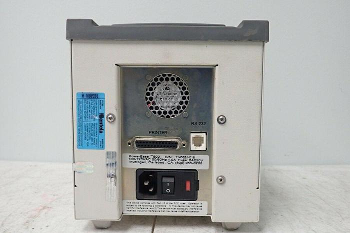 Used Life Technologies Invitrogen PowerEase 500 Electrophoresis Power Supply