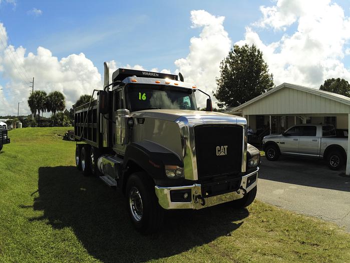 Used 2016 CATERPILLAR FACTORY DUMP TRUCK