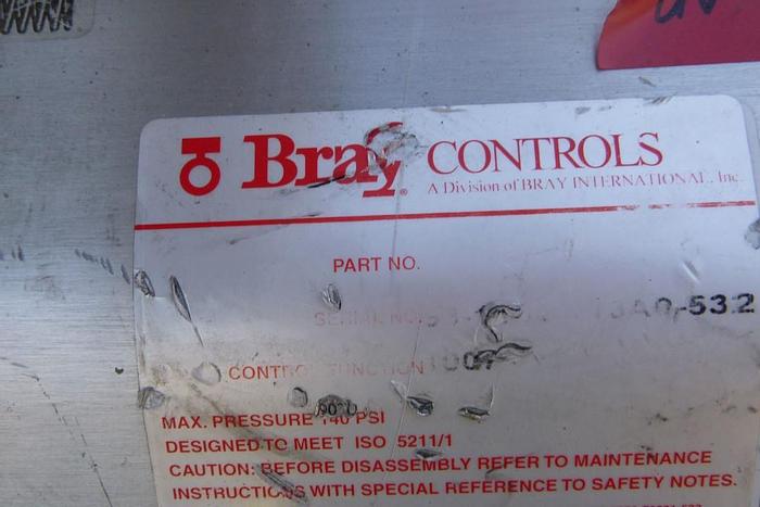 Used Valve, Ball, Actuated, 316 S/st, 2", Bray #C744062