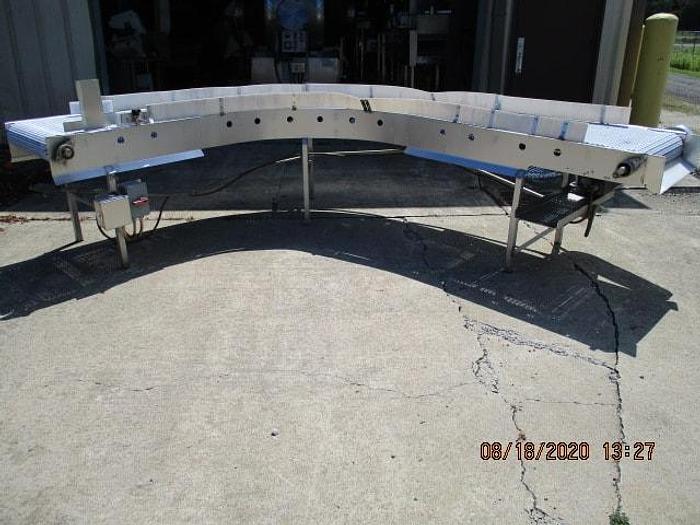 Used 90 Degree Turn Conveyor 24" wide x 9' long