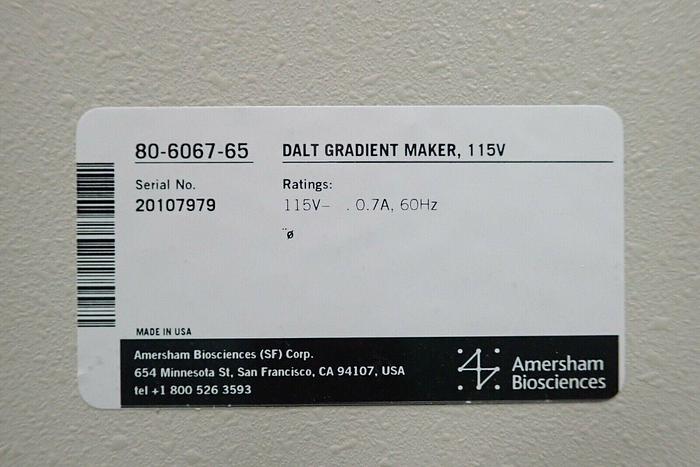 Used Amersham Biosciences 80-6067-65 Hoefer DALT Gradient Maker, 115V