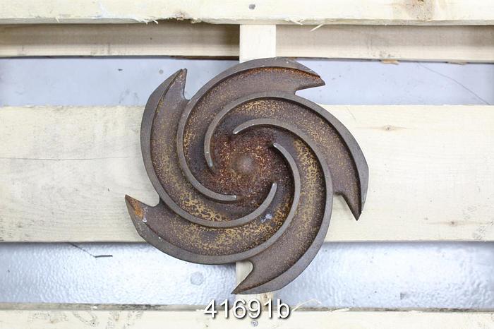 Unused Goulds 3196 1x2x10 Ductile Iron 5-Vane Impeller #41691