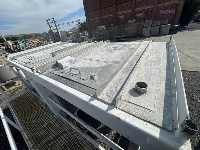 Used Hopper, 140 CF Total Capacity, S/St, (2) Hoppers #S744847