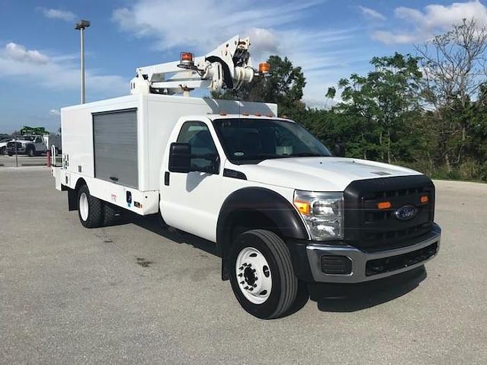 Used 2014 Ford F550 Omnivan Altec AT248F 48ft Bucket Truck - C75164