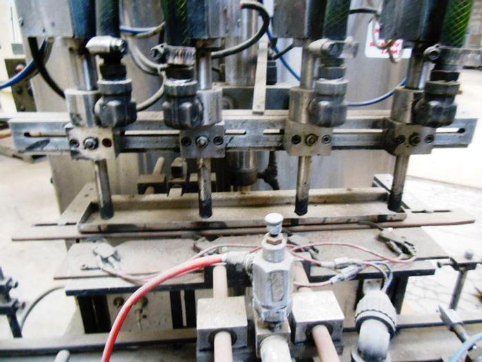 Used Filler, Piston, 4-Head, Filamatic, Mdl CVM300, 1 Ltr, S/st #S732732