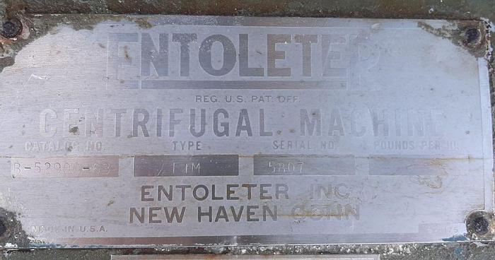 Used Mill, Impact, Entoleter, C/st, 7.5 HP, Mdl FTM, 16" Dia #S744505