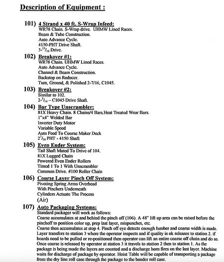 Used 2006 FMS Stacker System