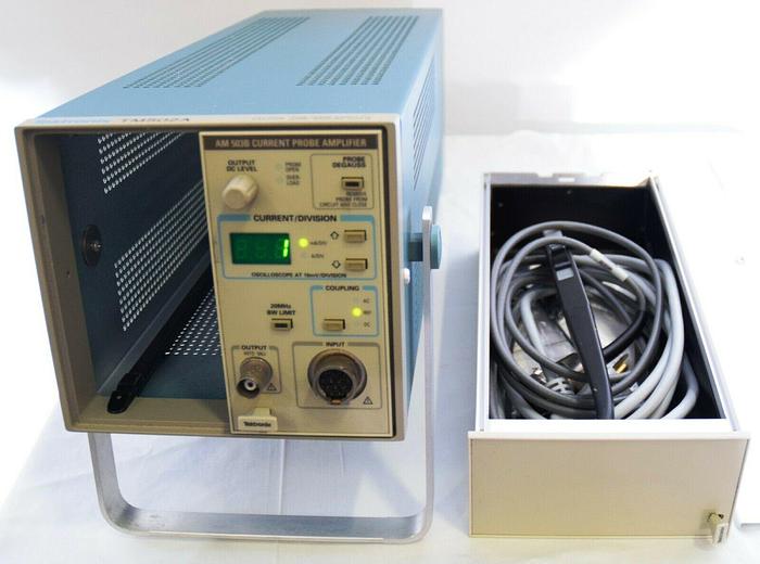 Used Tektronix TM502A with AM503B Probe Amplifier and A6302 Probe