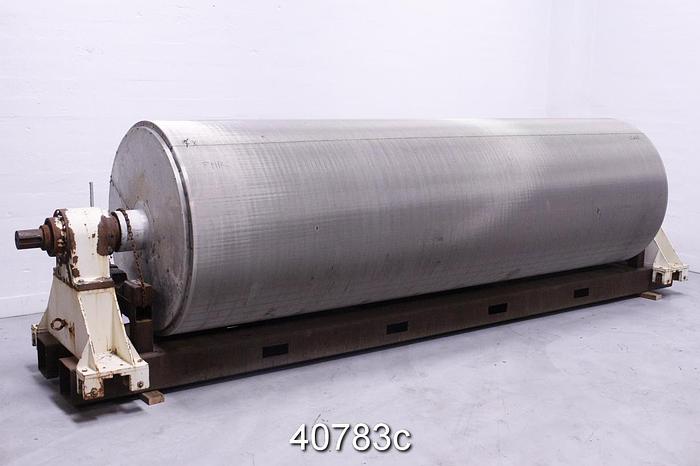 Used Hooper Thickener Size 48"x150" Spare Cylinder #40783
