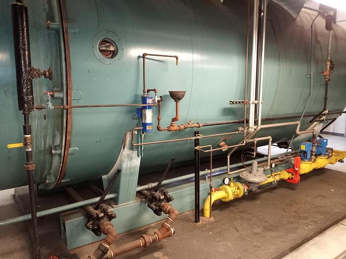 Used Cleaver Brooks CB200-500-150 500 HP 150 PSI Steam Boiler natural gas / oil