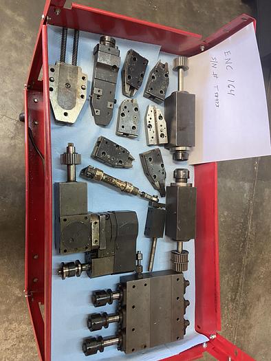 Used TORNOS ENC 164 with indexing, and sub spindle, CNC sliding head lathe
