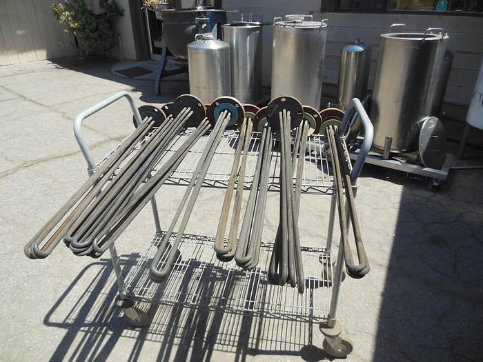 Used Heater, Immersion, Chromalox, Mdl ES30208043, S/st (8) #S739746