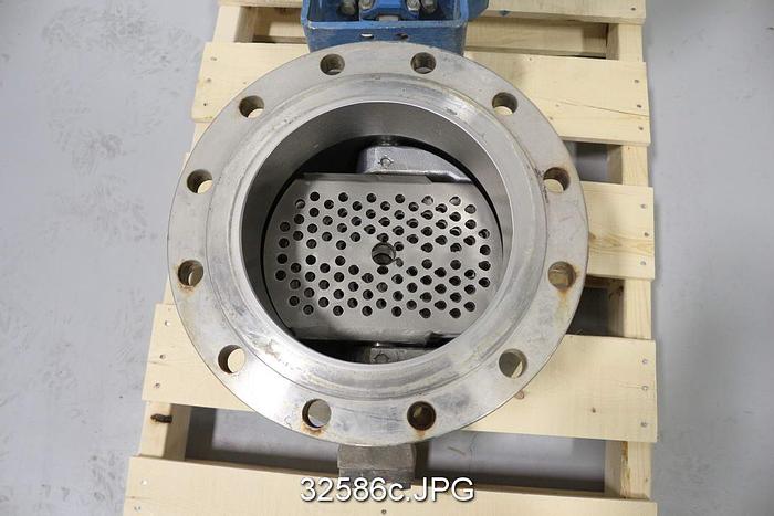 Used Neles Jamesbury QR21CB10CCJK 10" R-Series Segment Control Ball Valve #32586