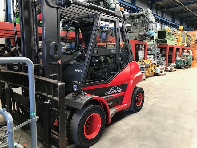 Used 2012 LINDE H80D FORKLIFT TRUCK
