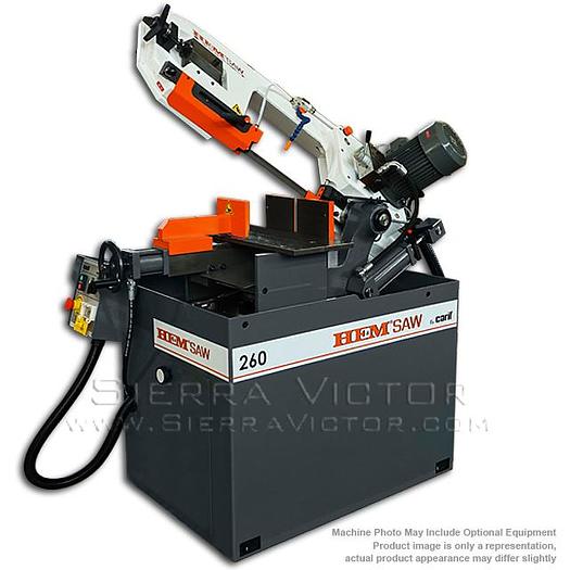 HE&M Semi-Automatic Double Miter Bandsaw 260 BSA