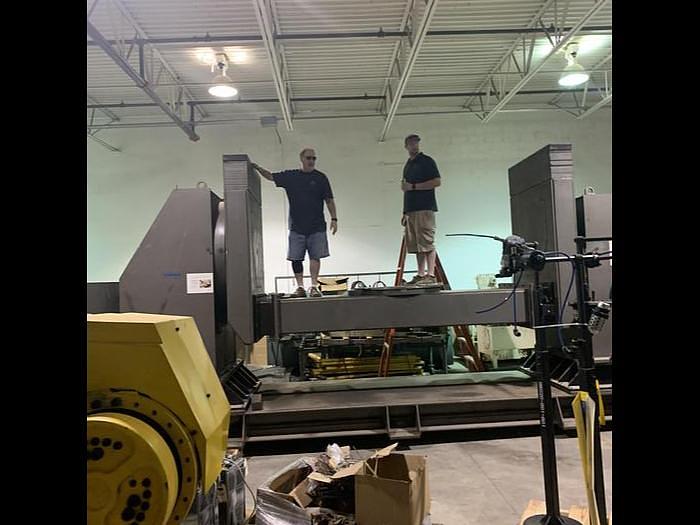 Used PEMA MODEL 5000 CR 11,240 LB CAPACITY 4TH & 5TH AXIS DROP CENTER WELDING POSITIONER OR FOR MACHINING APPLICATIONS