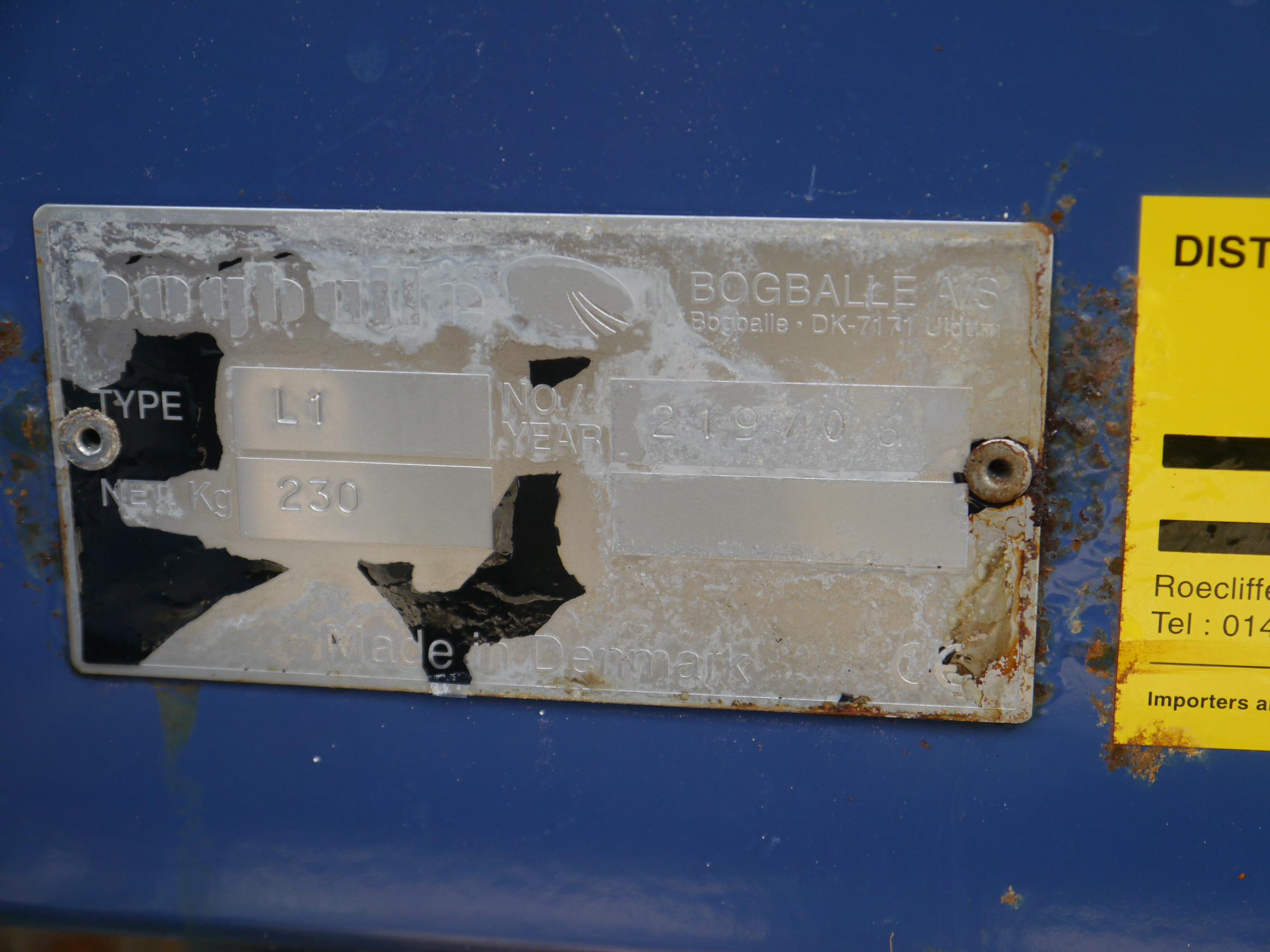 Used KRM L1 Plus Fertiliser Spreader