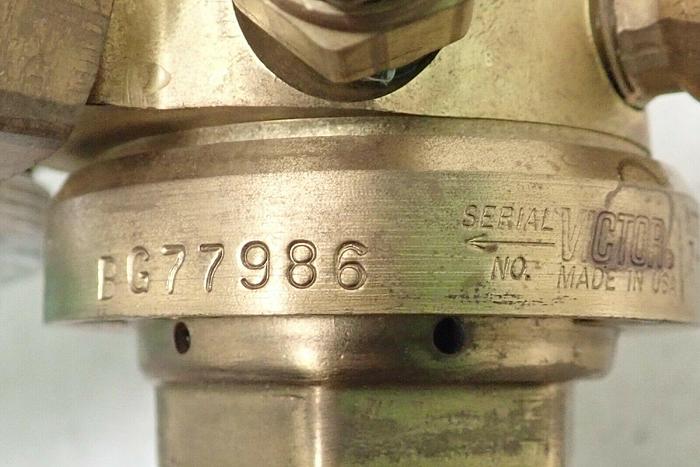 Used Victor Equipment Co. Model 7-0262 Compressed Gas Regulator