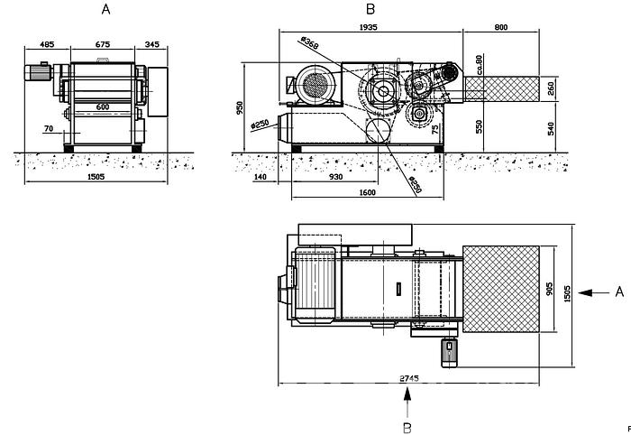 Used 2006 Weima Tiger 600 Grinder