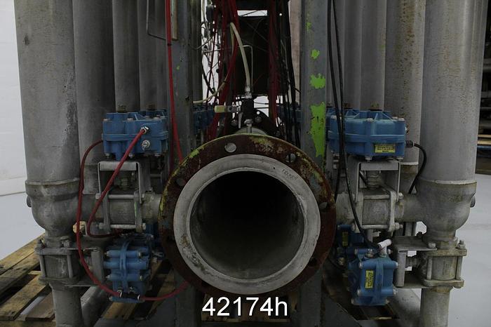 Used Aes 20 Bank Canister Filter With Auto Back Flush System #42174