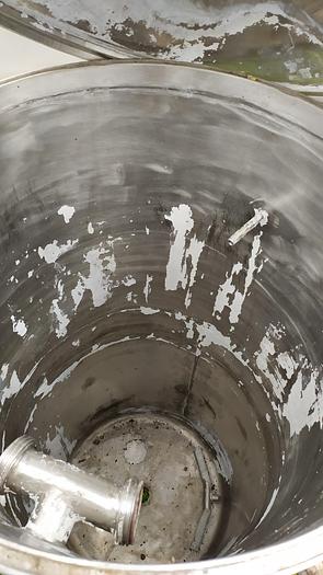 Used Zbiornik magazynowo - procesowy z pokrywą i płaszczem grzewczym/chłodzącym - nierdzewny