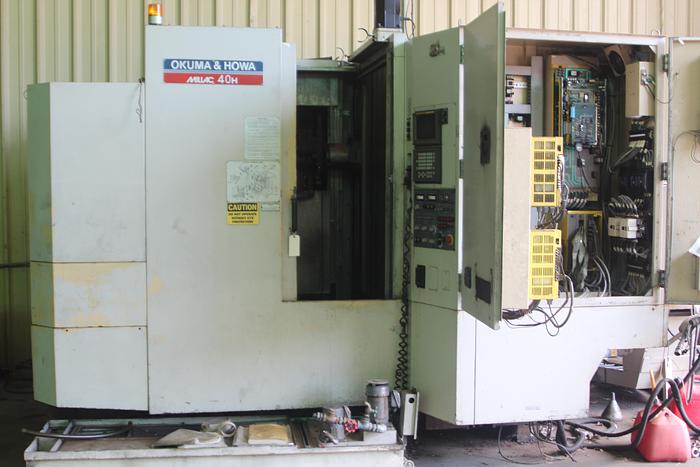 Used 1996 Okuma and Howa Millac 40H Horizontal Machining Center | 22"X, 24"Y, 22"Z