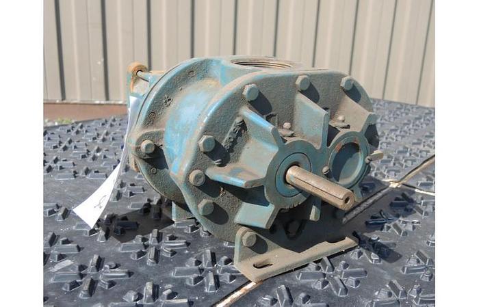 Used USED ROOTS ROTARY LOBE BLOWER, 148 CFM, 2" INLET & OUTLET