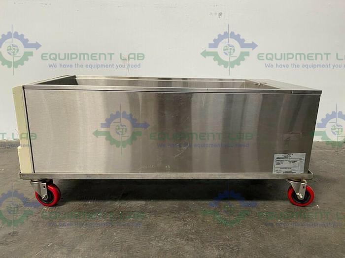 Used Lindberg/Blue M WB1140C-1 100 Liter Waterbath Temp 100°C 240 V w/ Mobile Cart