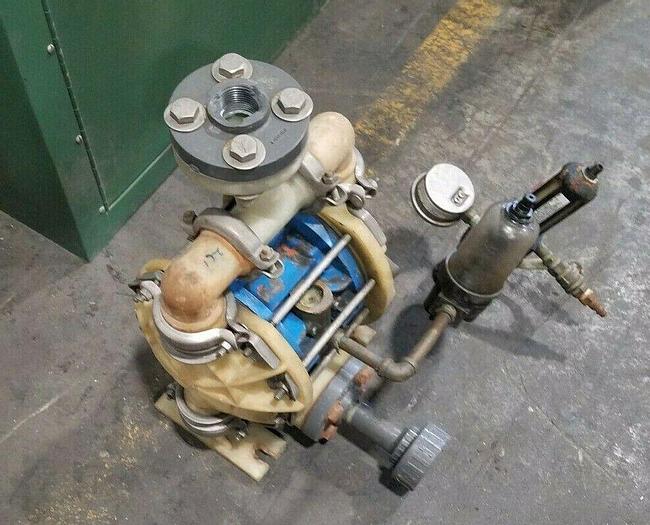 Used 1" Diaphragm Pneumatic Pump for water or chemical in unknown condition