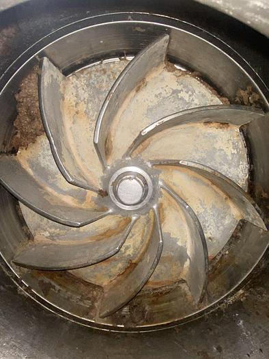 Used Goulds HS 8x8x22 Pump, Stainless Steel Casing #43167