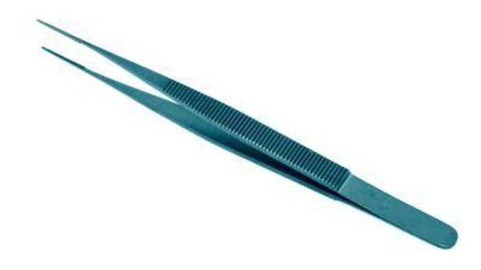 Used Forceps Tissue Atraumatic DeBakey Liddicoat Titanium 1.8mm Vascular 195mm CODMAN 30-8402