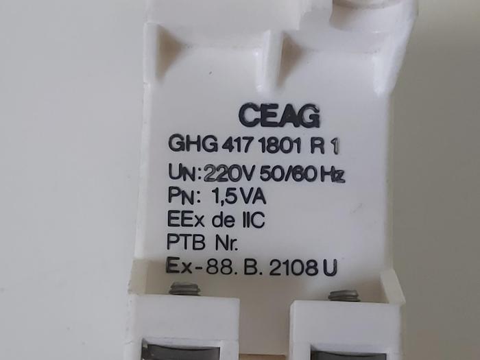 3 Stück Ex Leuchtmodul, weiß, GHG 418 1701 R1, 220V, ABB neuwertig