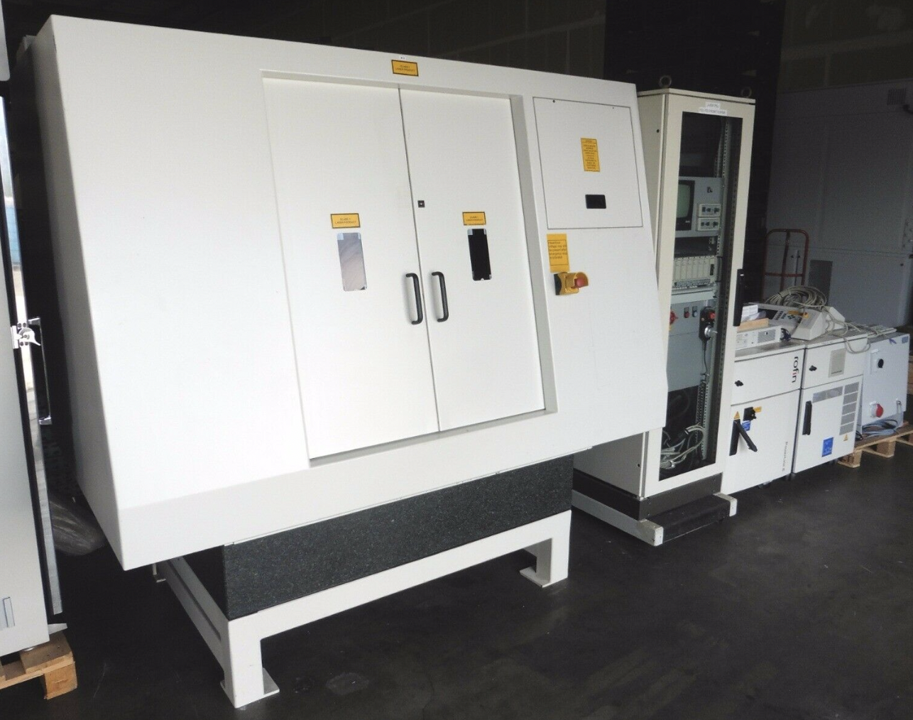 Used Rofin RSM 20 Laser Scribing Marking System (2) Powerline E 532mn 1064nm