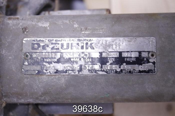 Used Dezurik 3" Hand Operated Knife Gate Valve #39638