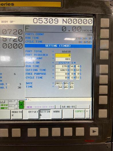 Used 2017 DOOSAN DNM 5700 4-Axis CNC Vertical Machining Center