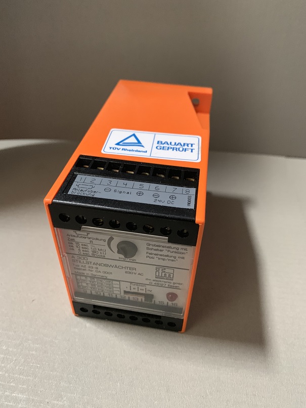 Used IFM Electronics Stop Monitor AZ 33-B