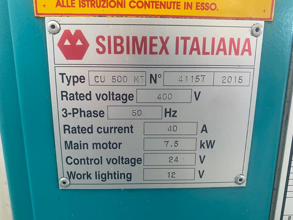 Usato 2015 ZMM (Sibimex) CU 500 MT (250/103)