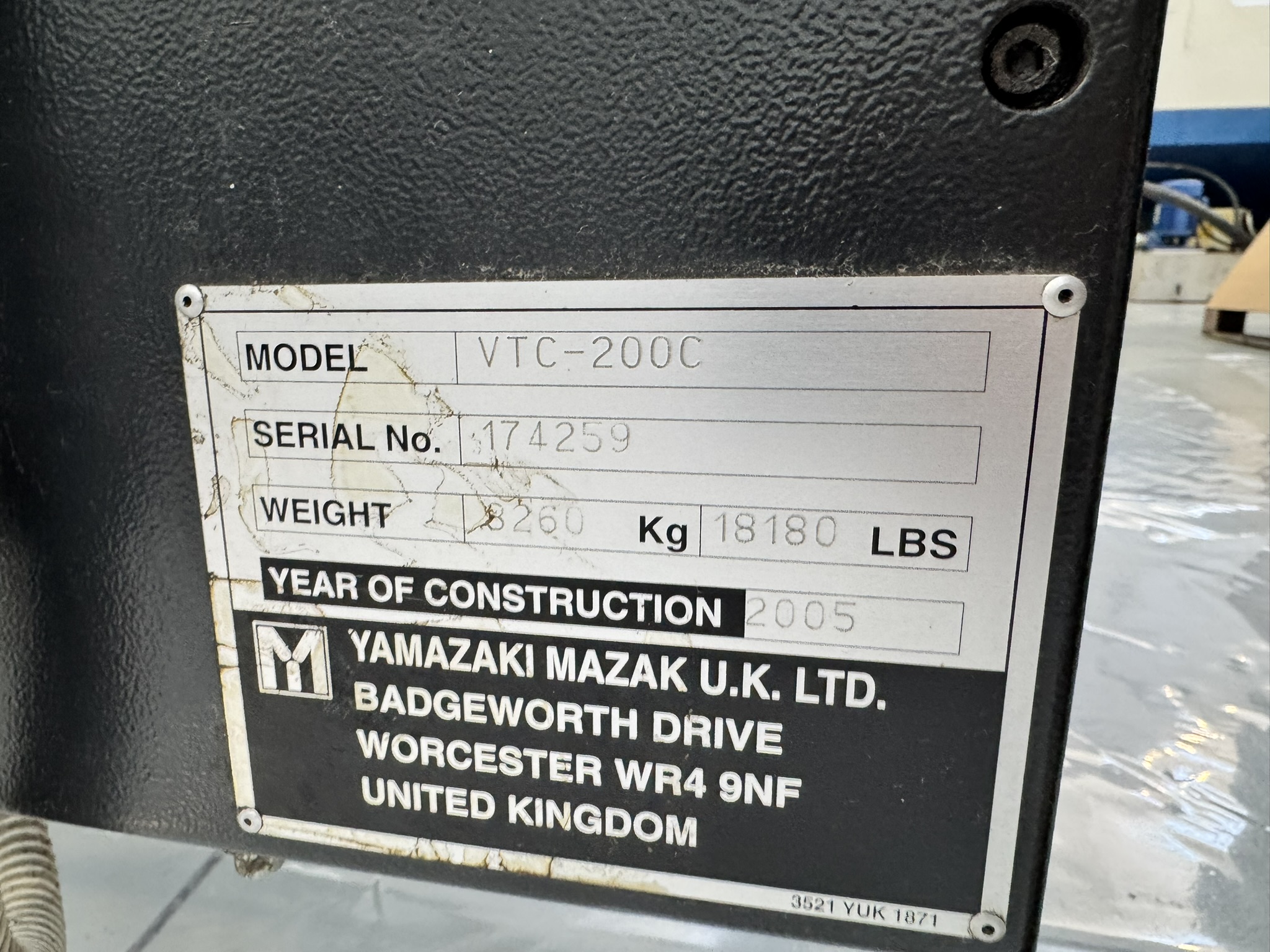 Usato 2002 MAZAK VTC-200C II
