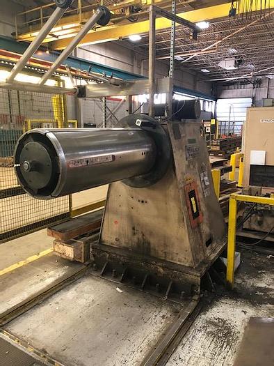 Used 20,000 LB x 48" WIDE STIRLICH MOTORIZED UNCOILER