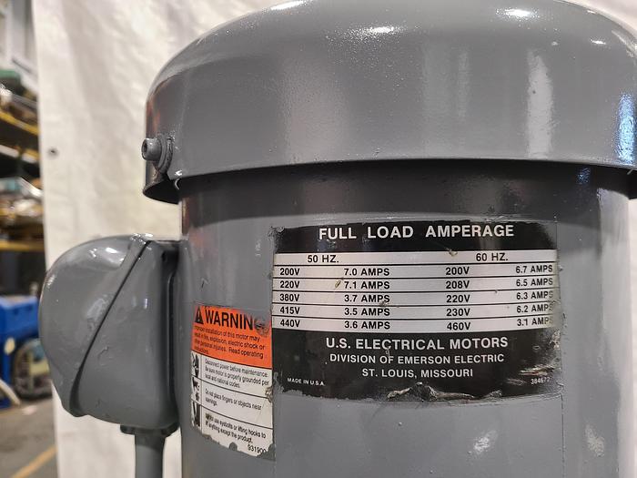 Used Bridgeport Milling Machine 2 HP Vari Speed Round Head DRO & X, Z Power Feed